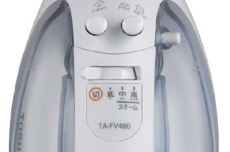 東芝コードレスアイロン　TA-FV480　スタンダードモデル　温度設定